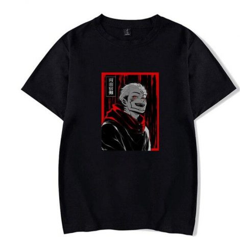T-shirt Sukuna Dark | Jujutsu Kaisen Blanc / 4XL Official Jujutsu Kaisen Merch