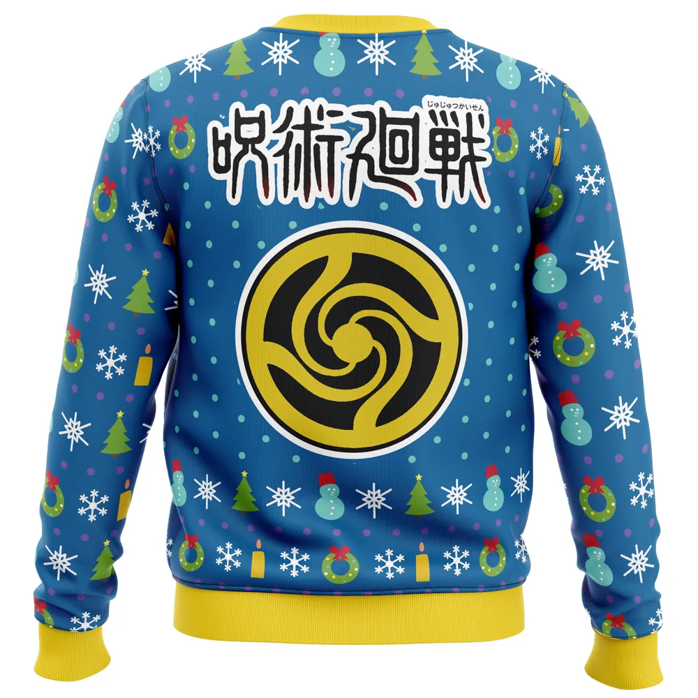 fun walk jujutsu kaisen ugly christmas sweater mjj8y - Jujutsu Kaisen Store