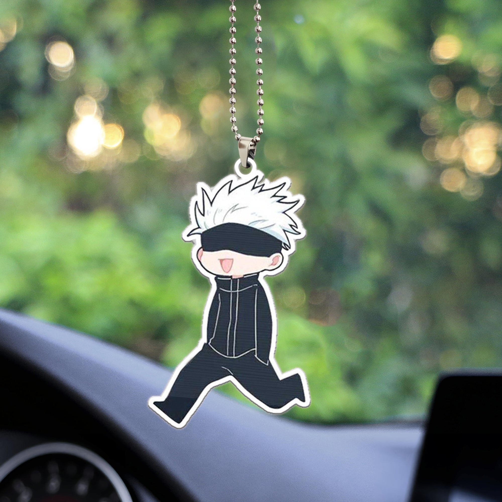 Gojo Hehe Jujutsu Kaisen Anime Custom Shape Ornament Custom Auto Car ...