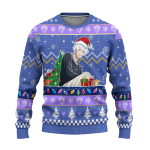 jujutsu kaisen ugly christmas sweater custom satoru gojo xmas gift r3d58 - Jujutsu Kaisen Store