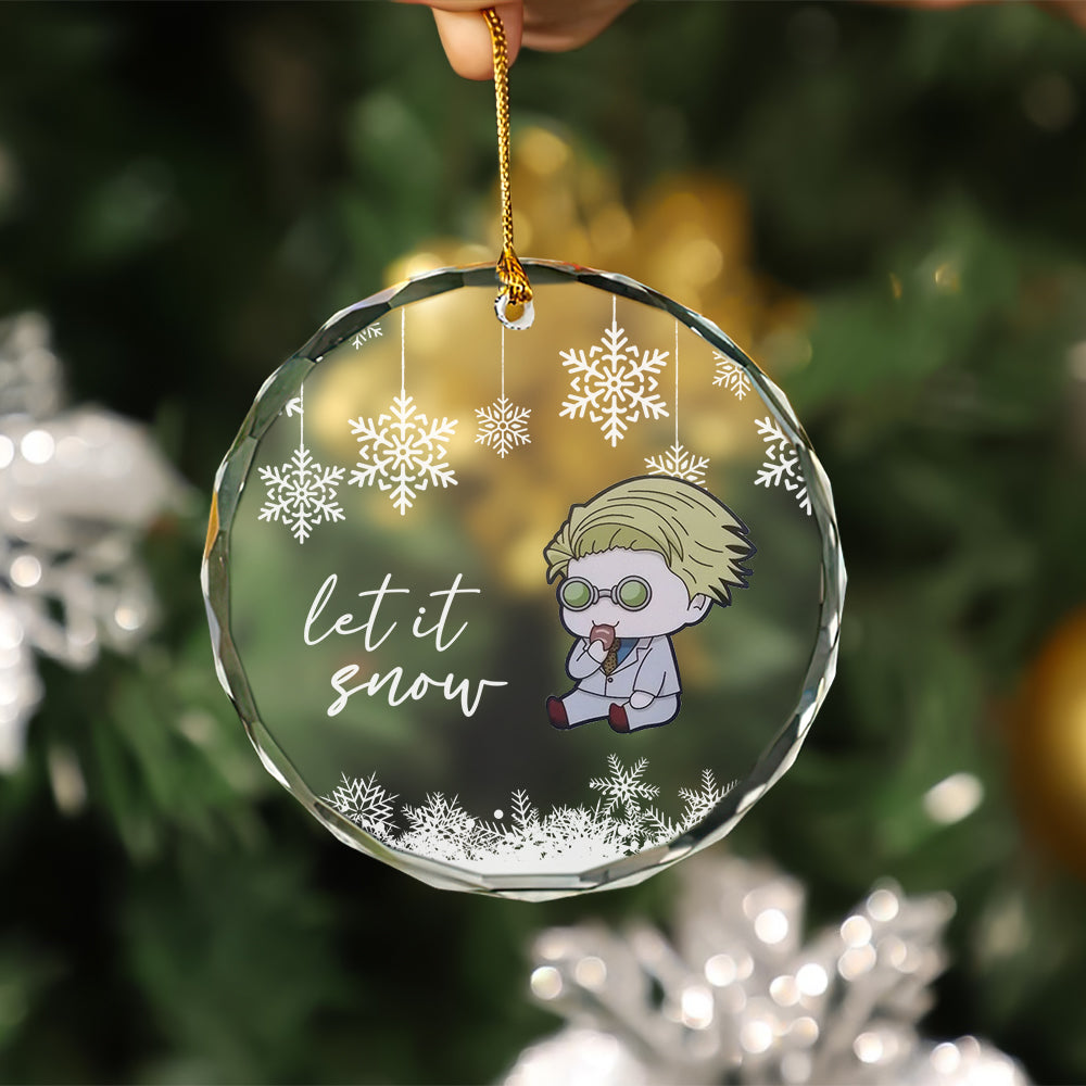 nanami-jujutsu-kaisen-let-it-snow-glass-ornament-perfect-gift-for-christmas-holiday-btp4j